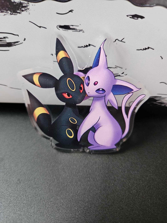 Umbreon + Espeon Pin